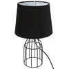 Image de Lampe - ATMOSPHERA - Moca - Métal noir - H 35 cm - Rond