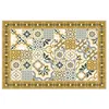 Image de Tapis Vinyl mosaïque 50x75cm - Atmosphera createur dinterieur - Jaune
