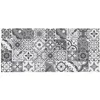 Image de Tapis vinyle mosaïque 50x112cm - Atmosphera createur dinterieur - Gris