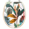 Image de Abattant WC - Assise Bois et Couvercle à Motifs - Tendance - Palawan