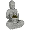 Image de Bouddha assis Ishaan H.40cm ciment - Atmosphera createur dinterieur