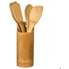 Image de Pot à ustensiles avec 4 spatules bambou - 5 five simply smart