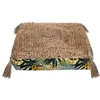 Image de Coussin pour sol Tropic 38x38cm jute - Multicolore - Atmosphera createur dinterieur