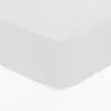 Image de Drap-housse Carina en coton blanc 90x190cm - Atmosphera Créateur dintérieur