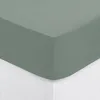 Image de Drap-housse Carina coton vert céladon 140x190cm - Atmosphera Créateur dintérieur