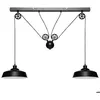 Image de Suspension Ezio métal noir L120cm - Atmosphera Créateur dintérieur
