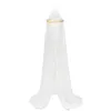 Image de Ciel de lit enfant blanc 250x60cm - Atmosphera createur dinterieur - Blanc