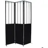 Image de Paravent Atelier métal et verre H170cm - Atmosphera Créateur dintérieur