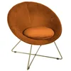 Image de Fauteuil Evan velours ambre - Atmosphera createur dinterieur