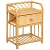 Image de Table de chevet Aoni rotin H60cm - Atmosphera Créateur dintérieur