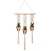 Image de Lot de 3 plantes suspendues Hacienda blanc ivoire H75.cm - Atmosphera createur dinterieur