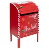 Image de Grand Modèle Boite Lettres Rouge Métal H 80 - Atmosphera Créateur dintérieur
