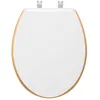 Image de Abattant WC en bois double couleur MODERN COLOR - 5five Simply Smart - Blanc