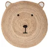 Image de Tapis enfant ourson jute D100cm - Atmosphera createur dinterieur