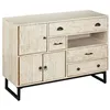 Image de Buffet 3 portes Ajay manguier 115x80cm - Atmosphera Créateur dintérieur