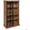 Image de Bibliothèque Danik bois naturel 80x150cm - Atmosphera Créateur dintérieur