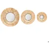 Image de Lot de 3 miroir raphia alba