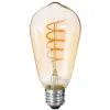 Image de Ampoule LED Larme ambre torsadéD65cm E27 - Atmosphera Créateur dintérieur