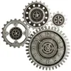 Image de Horloge multi-mécanique gris 57x58cm - Atmosphera createur dinterieur - Gris