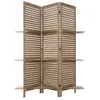 Image de Paravent Tiam 3 étagères bois H170cm - Atmosphera Créateur dintérieur