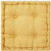 Image de Coussin de sol Otto jaune 40x40cm - Atmosphera createur dinterieur
