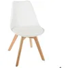 Image de Chaise Baya pieds hêtre blanc - Atmosphera Créateur dintérieur