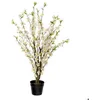Image de Cerisier blanc artificiel H100cm - Atmosphera createur dinterieur - Blanc