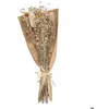 Image de Bouquet fleurs séchées Chardon H48cm - Atmosphera createur dinterieur - Jaune