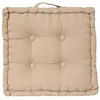 Image de Coussin de sol Dorian - 40 x 40 cm - Beige Lin