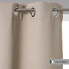 Image de Rideau Odelie occultant beige 140x260cm - Atmosphera Créateur dintérieur