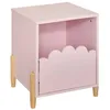 Image de Table de chevet enfant Douceur rose 355x40cm - Atmosphera createur dinterieur
