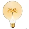 Image de Ampoule LED Hello ambre HelloD13cm E27 - Atmosphera Créateur dintérieur