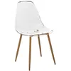 Image de Chaise Taho 44cm transparent - Atmosphera Créateur dintérieur