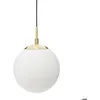 Image de Suspension boule Dris métal doré D20cm - Atmosphera Créateur dintérieur