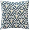 Image de Housse de coussin Chiara chenille bleu 40x40cm - Atmosphera Créateur dintérieur