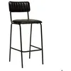 Image de Chaise de bar Dario cuir noir - Atmosphera createur dinterieur