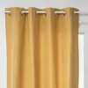 Image de Rideau Clem jaune moutarde 140x260cm - Atmosphera Créateur dintérieur