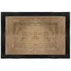 Image de Tapis Kahi en jute bord noir 120x170cm - Atmosphera Créateur dintérieur