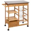 Image de Desserte grand modèle tiroirs/paniers bambou - 5 five simply smart
