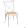 Image de Chaise Isak hêtre et cannage blanc - Atmosphera Créateur dintérieur