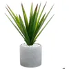 Image de Aloe vera artificiel pot céramique H48cm - Atmosphera Créateur dintérieur