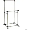 Image de Portant à vêtements double inox Venus - 5 five simply smart