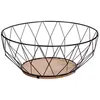 Image de Corbeille en métal 28cm losange noir - 5 five simply smart