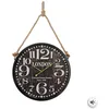 Image de Horloge métal noir D52cm - Atmosphera Créateur dintérieur