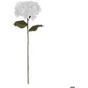 Image de Tige dhortensia artificiel blanc H83cm - Atmosphera createur dinterieur