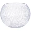 Image de Vase boule verre craquelé H15cm - Atmosphera Créateur dintérieur