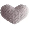 Image de Coussin coeur bouclette rose 28x36cm - Atmosphera createur dinterieur