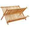 Image de Égouttoir pliant 2 niveaux bambou - 5 five simply smart