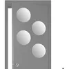 Image de Lot de 4 miroirs adhésifs ronds 30 x 30 cm - Verre - 5 FIVE SIMPLY SMART