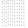 Image de Rideau de Boules de Coton Neige 90x200cm Blanc